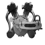 V-Type 350-500cc Motorcycle Engine